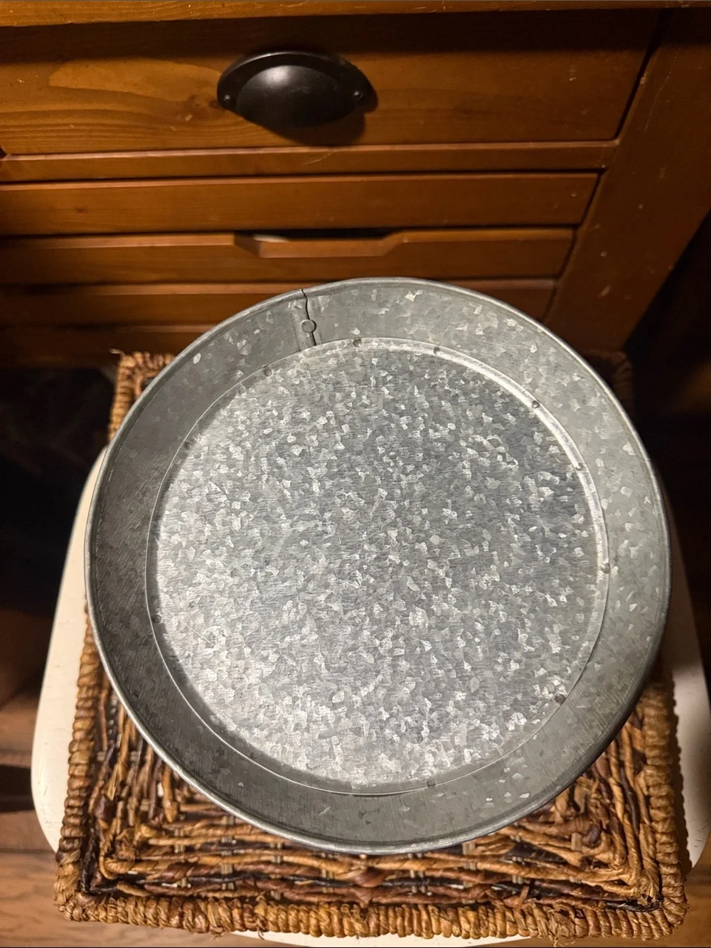 Pottery Barn Galvanized Drink Dispenser Stand BN